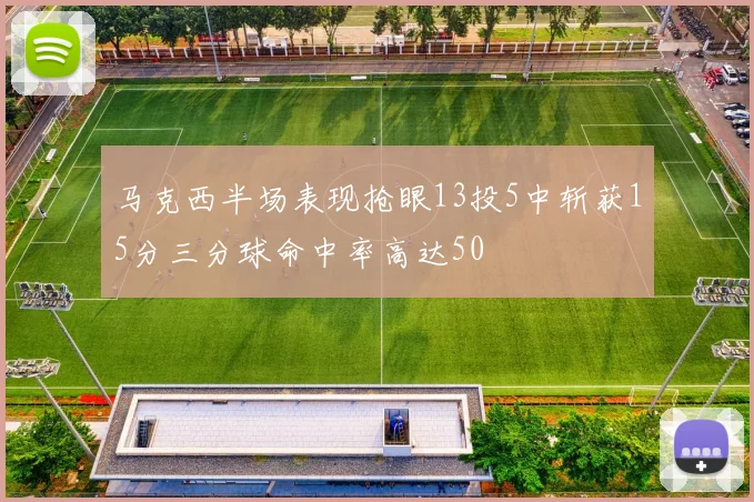 马克西半场表现抢眼13投5中斩获15分三分球命中率高达50